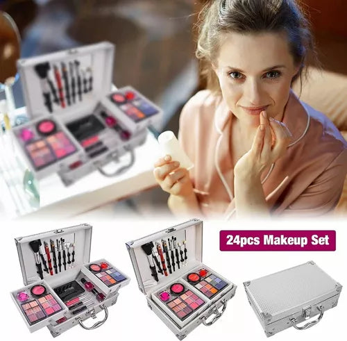 Kit de Maquillaje para Mujer, Kit Cosmético Completo Todo en Uno, Set de  Maquillaje para Mujer Principiante, Juegos de Maquillaje Completo, Regalos  para Mujer : : Belleza