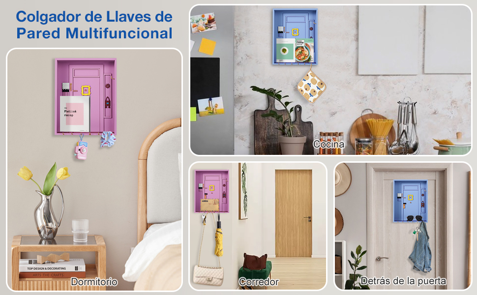 Llavero de pared para puerta