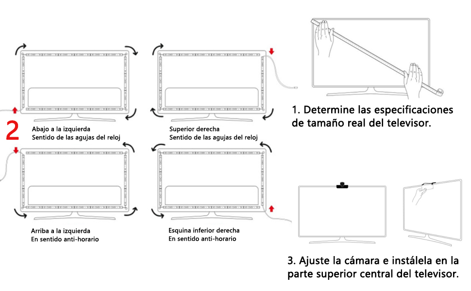 Tira Luces Led para TV