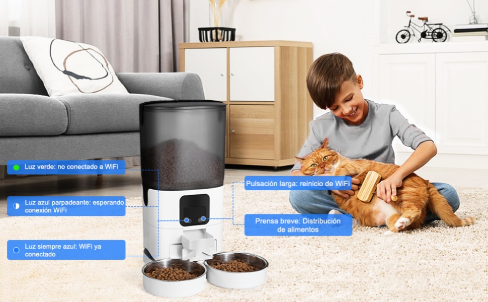  Comedero Automático para Gatos