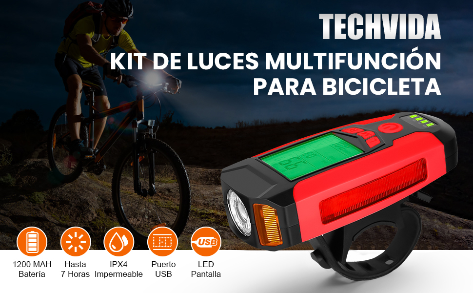 luces para bicicleta   luz para bicicleta