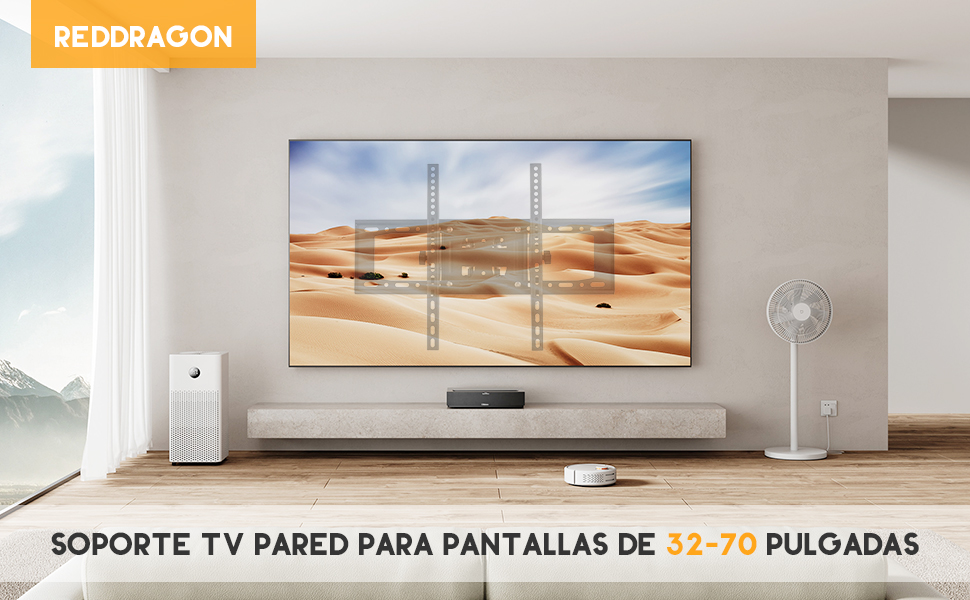 Soporte TV Pared para Pantallas de 32-70 Pulgadas