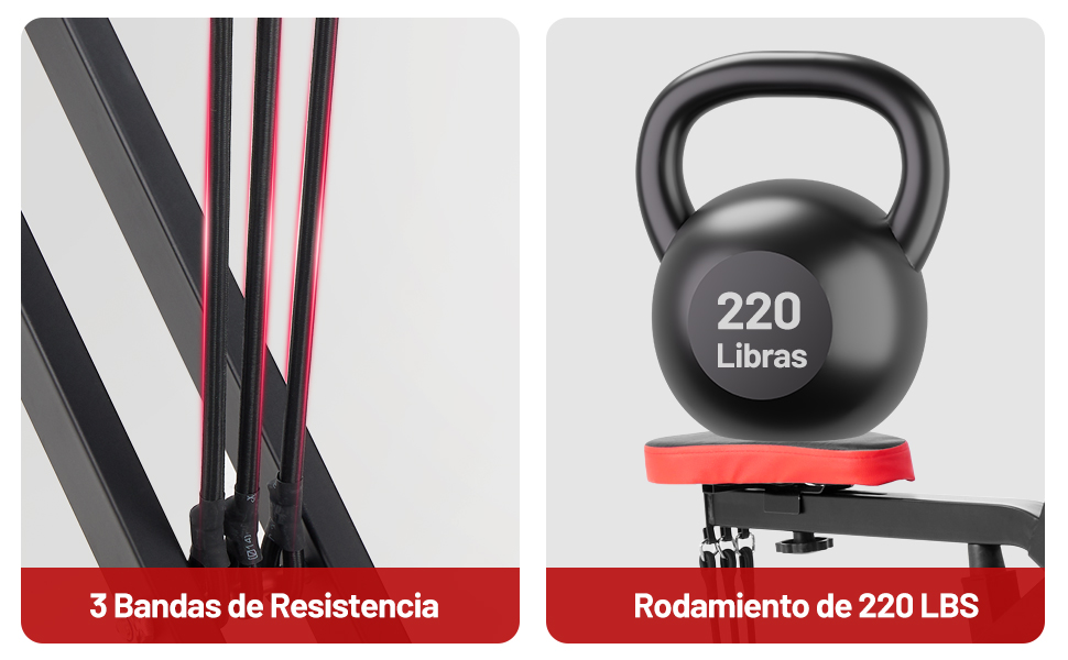 Fitness Entrenador de Asistencia para Sentadillas Row-N-Ride