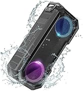 TXG Bocina Bluetooth Portátil, RGB Duales Altavoz Inalámbrico Recargable Bluetooth 5.0 con Sonido...