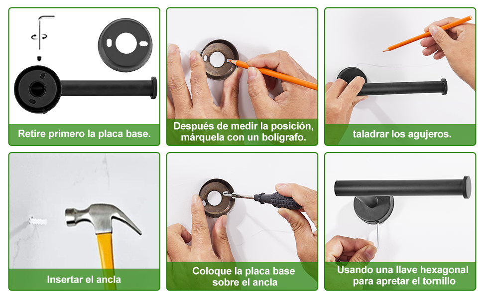 10 Piezas Juego de Accesorios de Baño