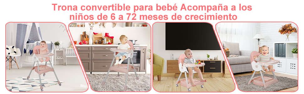 periquera para bebe 3 en 1 silla alta para bebe silla bebe silla de bebe para comer