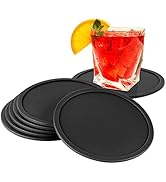 TXG Posavasos para Mesa, Portavasos para Bebidas, 6 PCS Portavasos de Silicona Antideslizantes, P...