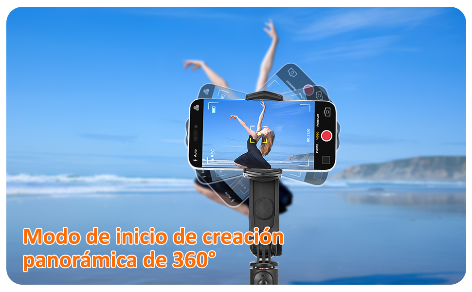 Modo de inicio de creación panorámica de 360°