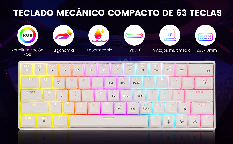 teclado mecánico para juegos