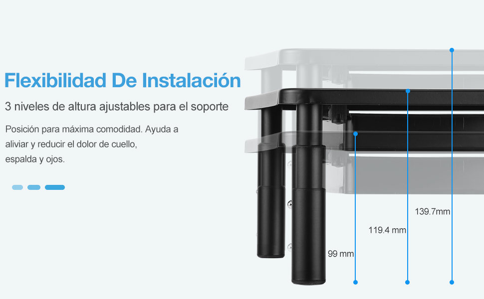 Soporte de escritorio para monitor