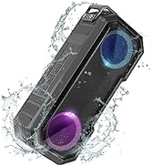 TXG Bocina Bluetooth Portátil, RGB Duales Altavoz Inalámbrico Recargable Bluetooth 5.0 con Sonido...