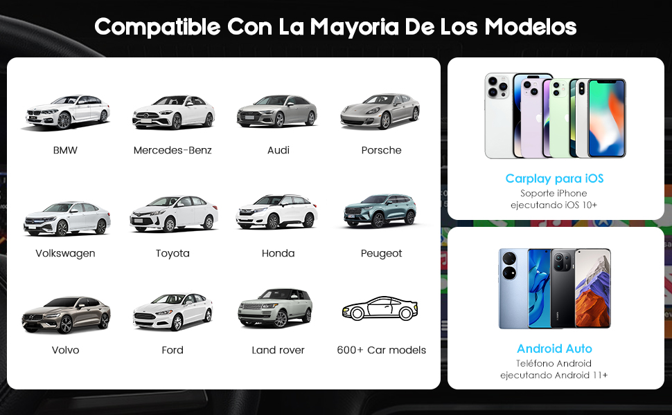 Adaptador Inalámbrico de CarPlay