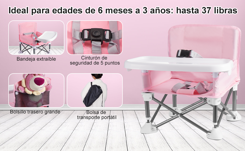 sillita para bebe silla portátil para bebe asiento extraíble multifuncional para bebé