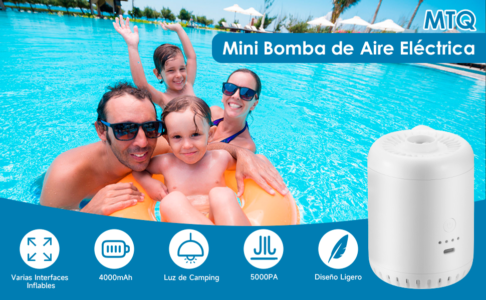 Mini Bomba de Aire Eléctrica