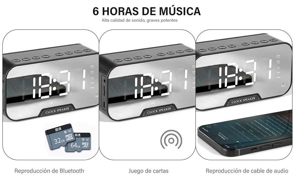 despertador bluetooth