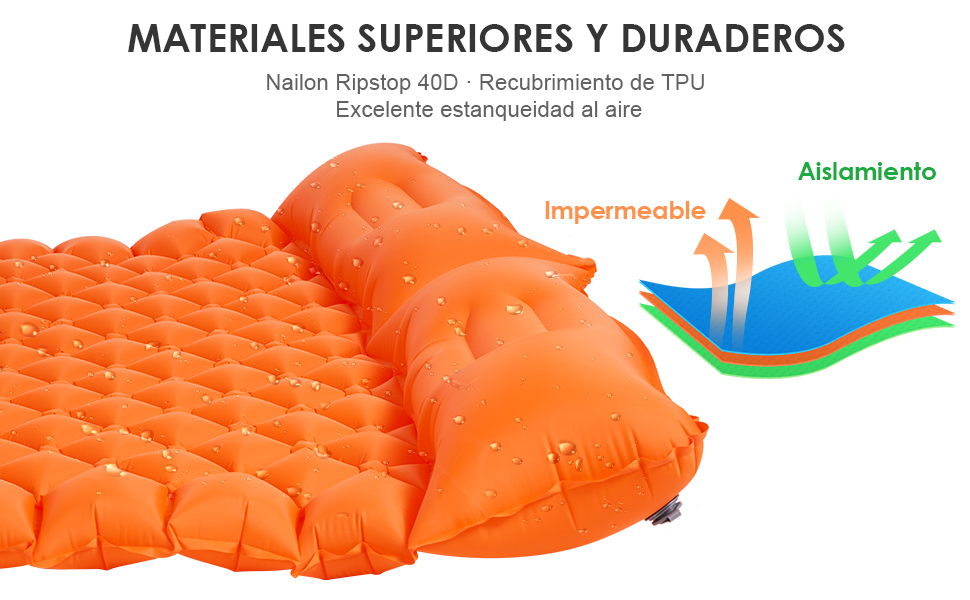 Colchoneta Inflable para Dormir