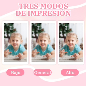 Cámara instantánea de impresión digital infantil.