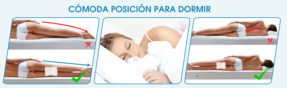 Almohada de la Pierna de Espuma, Almohada para la Pierna para Piernas