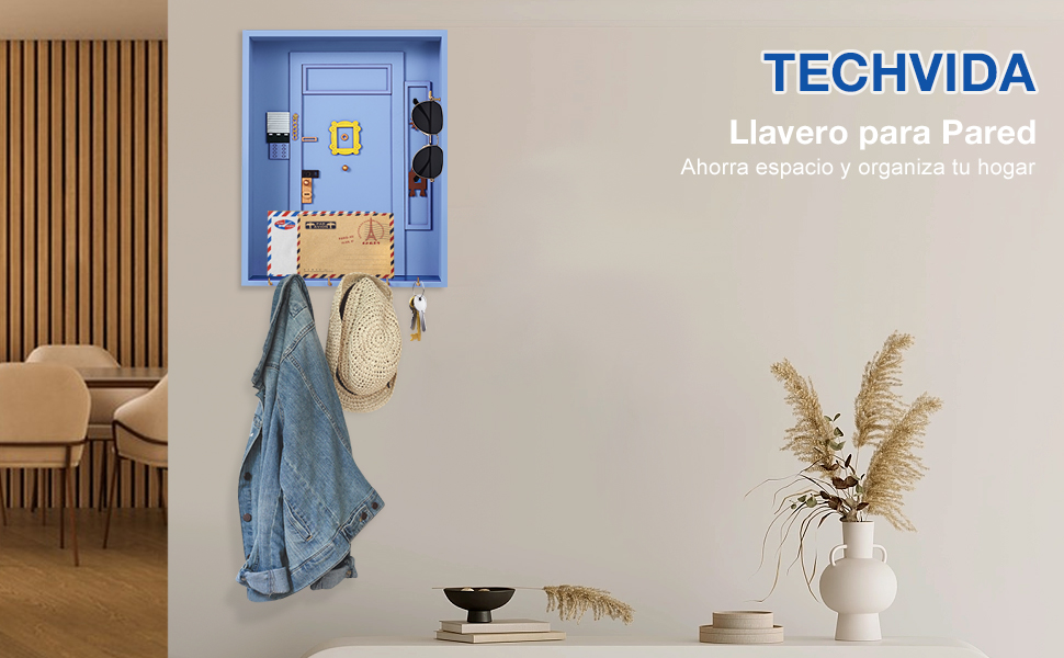 Llavero de pared para puerta