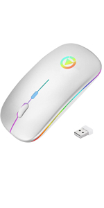 TECHVIDA LED Mouse Inalámbri