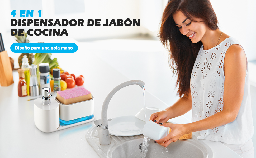 Dispensador de jabón para Platos