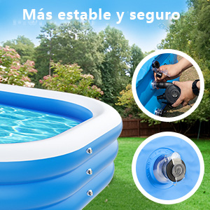 Piscina Inflable para Niños y Adultos