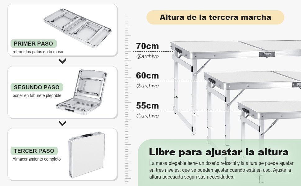 Mesa Plegable Portátil 