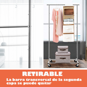 organizador estante de ropa 