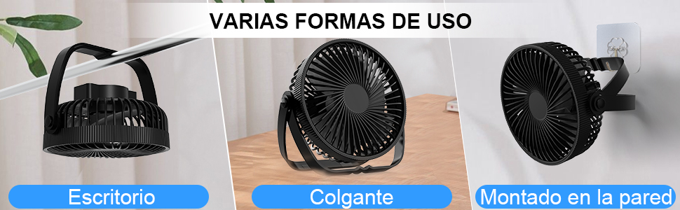 Mini Ventilador Portátil de Mesa