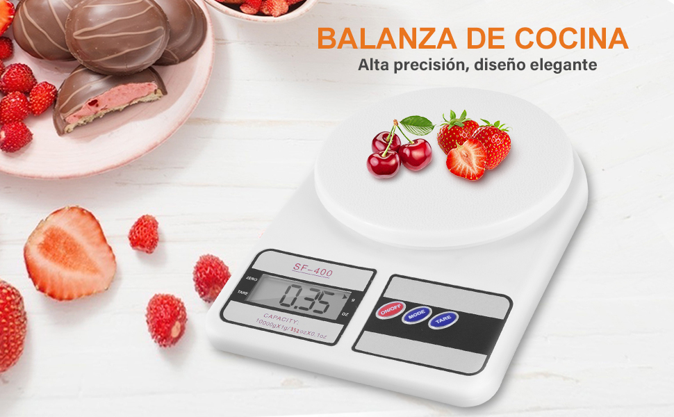 Báscula Cocina Digital Electrónica Cocina De 1g A 10 kg