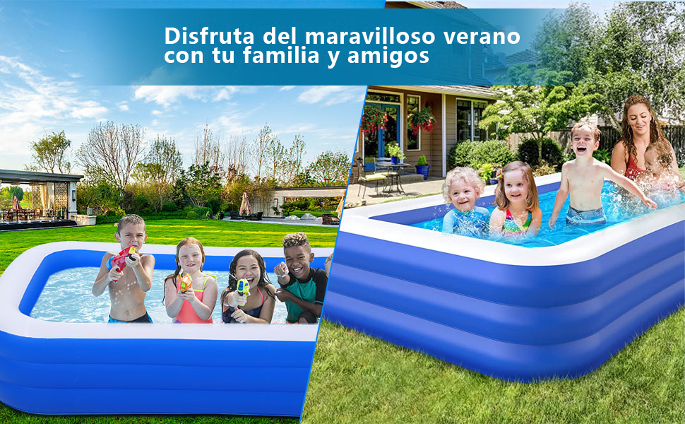 Piscina Inflable para Niños y Adultos