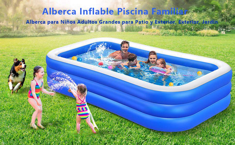 Piscina Inflable para Niños y Adultos