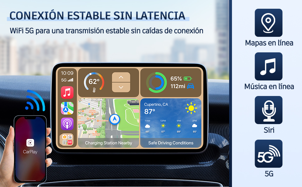 CarPlay Inalambrico Adaptador