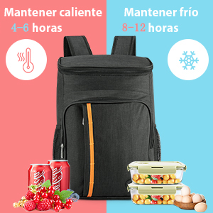 Mochila térmica aislada