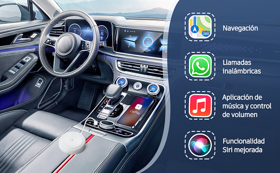 CarPlay Inalambrico Adaptador