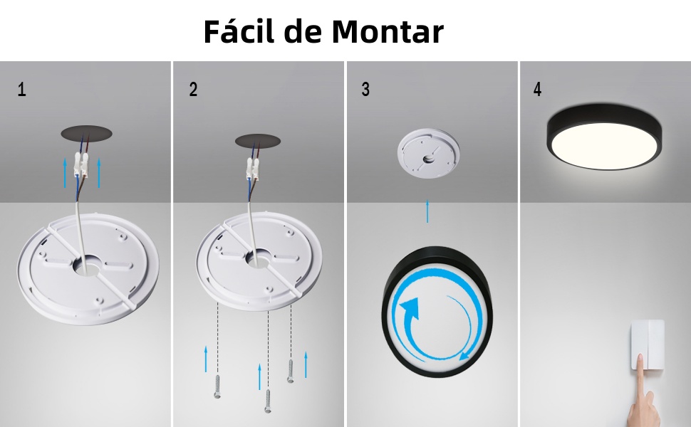 lampara de techo inteligente