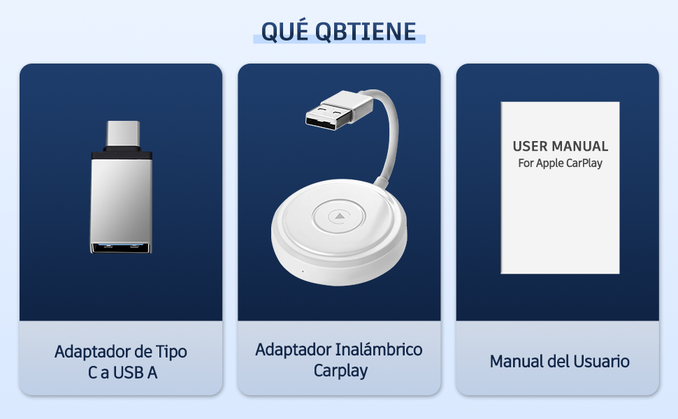 CarPlay Inalambrico Adaptador