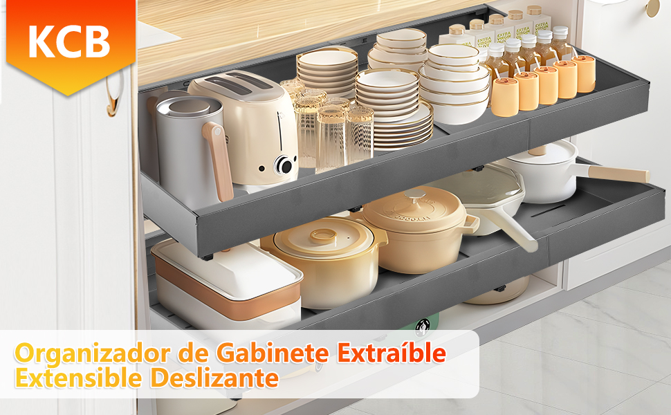 cajones deslizables para cocina