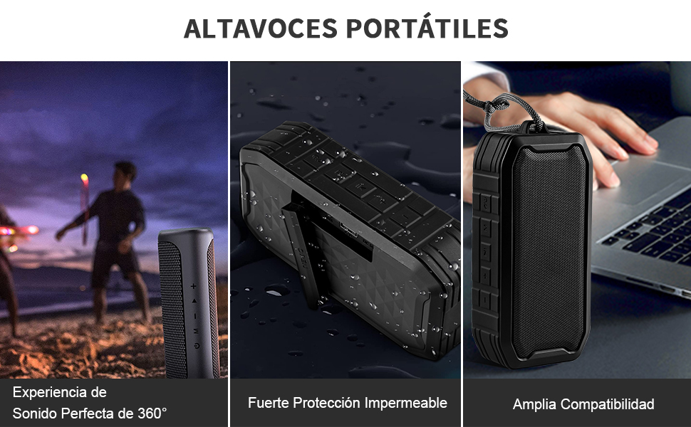 altavoces portátiles