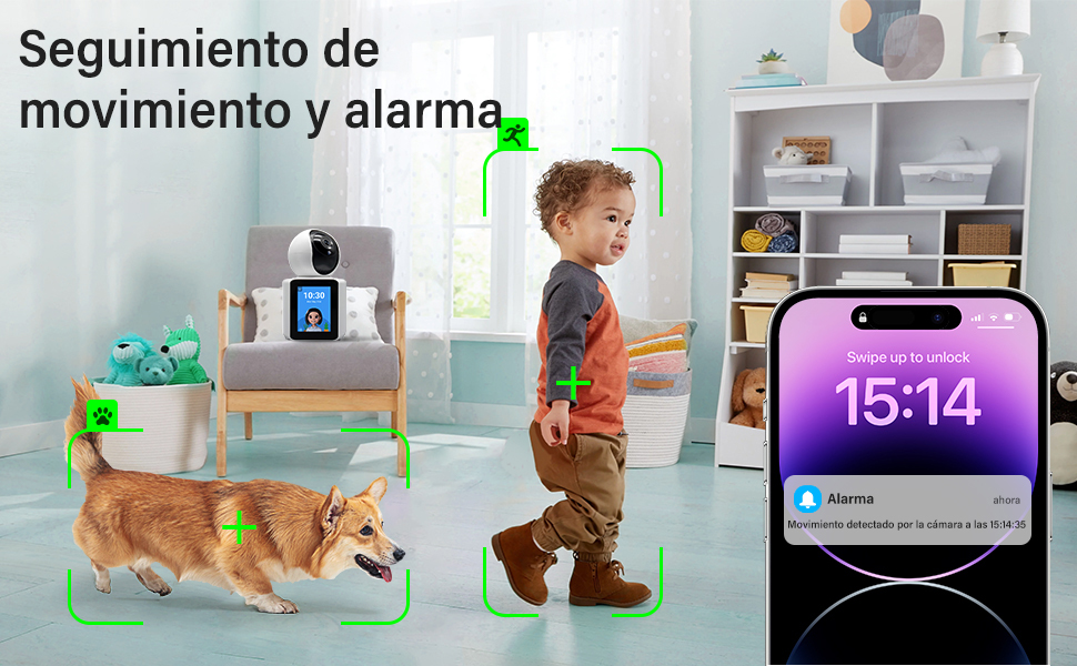 Seguimiento de movimiento y alarma Alarma