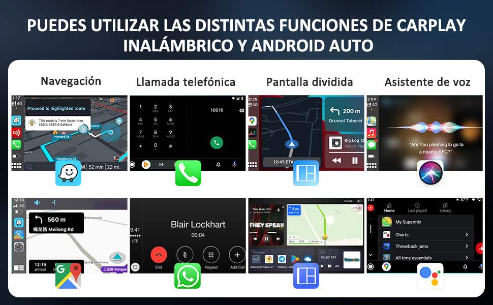 Adaptador inalámbrico CarPlay