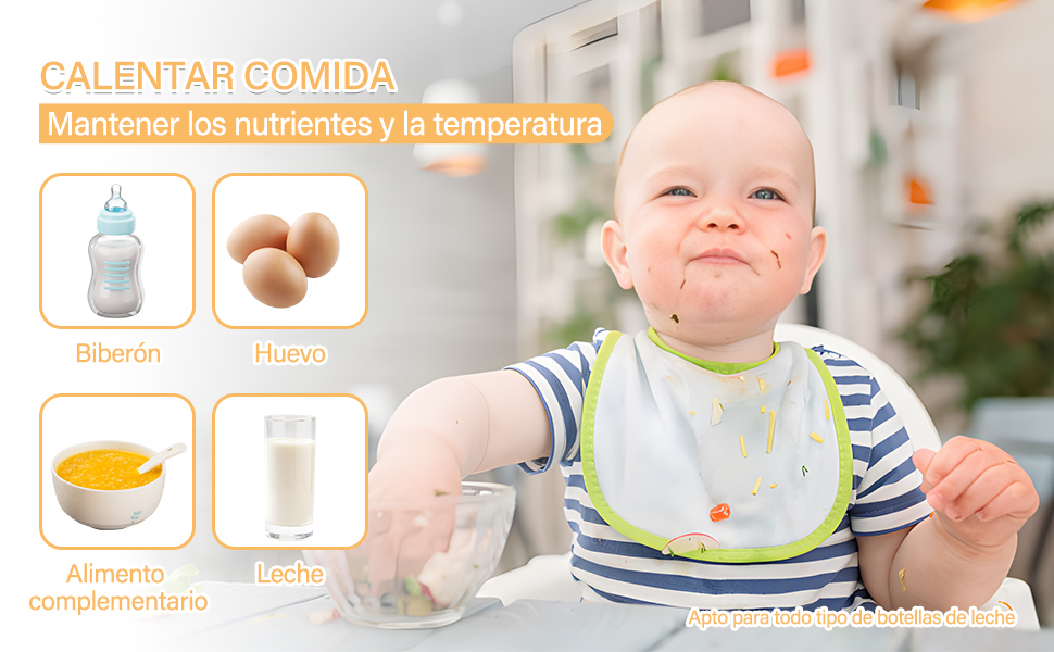 Calentador de Leche para Bebe Portátil