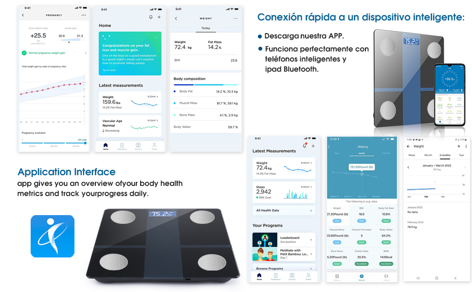 inteligente scale bascula digital corporal bascula bascula corporal bascula digital gym inteligente