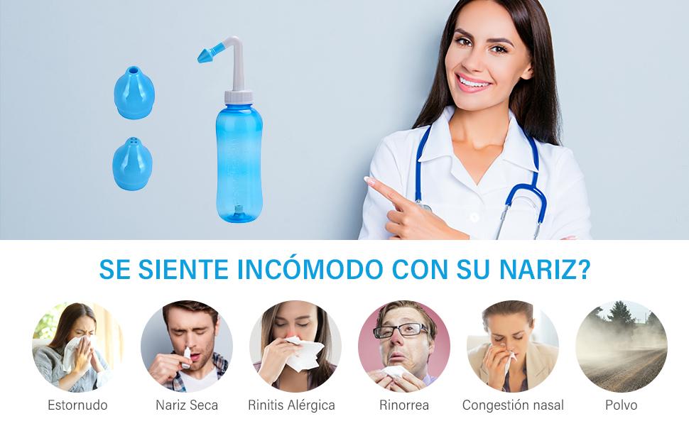 lavado nasal irrigación