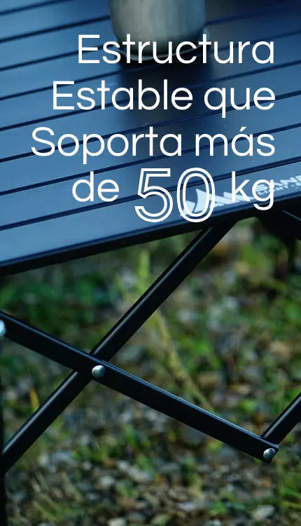 Estructura estable que soporta ms de 50kg