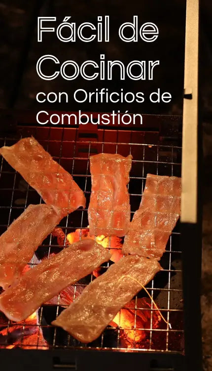 Fcil de cocinar con orificios de combustin